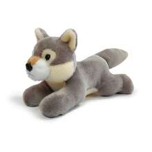 1个可爱躺卧动物毛绒娃娃，柔软迷你动物玩偶，鳄鱼、大象、狮子、熊猫、狐狸造型，家居装饰早教益智毛绒娃娃，送给女朋友、孩子生日的礼物 - 彩色 - 查看 27