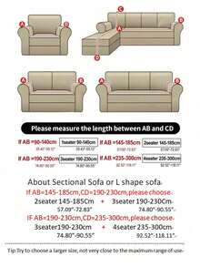 1 tấm bọc ghế sofa co giãn dùng được cả bốn mùa, chất liệu vải chống trượt, bọc toàn bộ đệm ghế sofa có thanh mút, có thể giặt máy, chống bụi, phù hợp cho phòng ngủ, văn phòng, phòng khách, ghế sofa hình chữ L và ghế sofa 1/2/3/4 chỗ ngồi. - Màu Xám nhạt - Xem 3