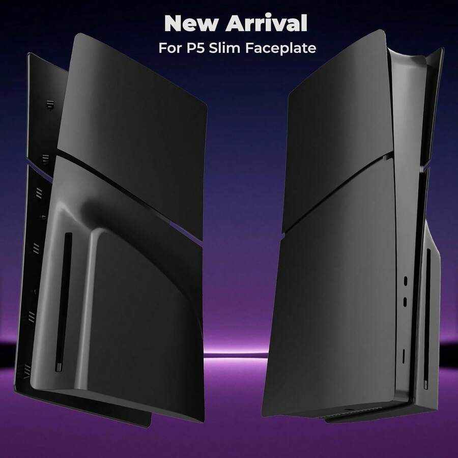 一套适用于新款 PS 5 Slim 主机（光盘版）的超薄数字版面板 - 保护性 ABS 外壳，防刮磨砂表面，专为游戏玩家设计