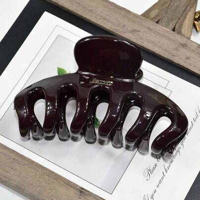 Minimalist Large Hair Claw, Stylish Non-Slip Jaw Clip, Fashion Hair Accessory For Women, Ideal For Work, Parties And Casual Hairstyles