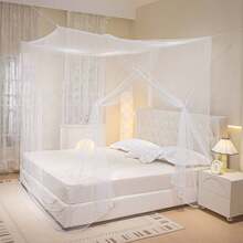Easy Installation Single-Opening Encrypted Mosquito Net - Suitable For Bedroom, Dormitory, Outdoor Camping, Durable Polyester Nylon Blended Material - Multicolor - View 11