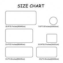 YUFZX 前卫白色抽象荆棘图案红色超大号游戏鼠标垫，带防滑橡胶底座的大号桌面垫，缝边锁边可水洗桌面垫，适用于游戏、家庭办公室，是游戏玩家、朋克和哥特美学爱好者的理想礼物 - 查看 3
