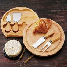 4-Piece Cheese Knife And Spatula Set / Bread And Fruit Knife Box Combination Set - View 4