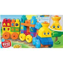 Juguete Construcción Mega Abc Tren De Aprendizaje 50pz - Multicolor - Ver 1