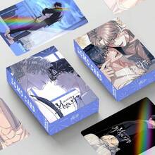 30 piezas de "Árbol sin raíces" Tarjetas holográficas, Tarjetas LOMO de doble cara en caja de 30 piezas, Mercancía de webtoon coreano Tarjetas coleccionables y postales - Multicolor - Ver 8