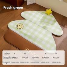 SANRIO 2026 Spring/Summer New Pet Mat, Star Shaped Lounging Pad For Small Dogs & Cats, Dog Bed - Mint Green - View 2