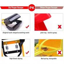 Small Dog Poop Scoop, Poop Picker, Poop Scooper, Feces Cleaning Tool For Pets, Household Use - Multicolor - View 4