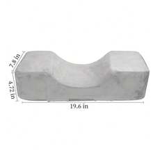 U型睫毛嫁接颈枕记忆棉枕美容院嫁接新款可拆卸睫毛枕 - 淺灰色 - 查看 2