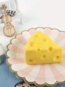 新款可爱奶酪造型慢回弹软萌玩具，创意逼真奶酪慢回弹球，办公必备，创意礼品，适合送给朋友、同事、家人，以及各种节日 - 彩色 - 查看 7