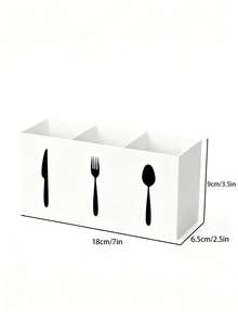 Multi-Function Kitchen Utensil Storage Rack - Space-Saving Plastic Cutlery Holder Box For Storing Spoons, Knives And Forks, For Kitchen Countertop And Drawer, Suitable For Home, Dining Room And Tabletop - Multicolor - View 12