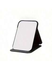 1pc Simple Bathroom And Bedroom Makeup Mirror, Back To School Dormitory Mirror Portable Desktop Vanity Mirror, Office Desk Stand Mirror, Handheld Cosmetic Mirror, Adjustable Tabletop Mirror, Student Dormitory Dressing Table Mirror, Home Decoration, Room D Home Bathroom Decor Summer Makeup Organizer Bathroom Accessories - Black - View 13