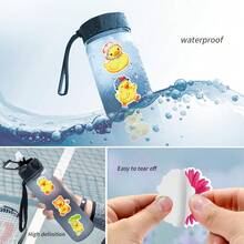 50 PIEZAS Pegatinas de pato lindas Pegatinas de alta calidad Calcomanías para álbumes de recortes, diarios, portátiles, parachoques, monopatines, botellas de agua, computadoras, teléfonos. Pueden traer mucha diversión a tu vida, el regalo perfecto para adultos - Multicolor - Ver 6