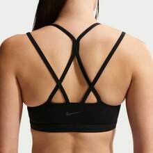 Nike 女士 AS W NK DF ZENVY 肩带运动文胸 BRA-LIB9848-010 - 黑色 - 查看 2