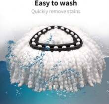 3 Pack Mop Replacement Head Mop Refills EasyWring Spin Mop Refills - ColorA - View 2