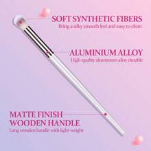 10pcs Long Handle Eyelash Cleaning Brush, Eye Shadow Makeup Brushes Set, Suitable For Facial Contouring Makeup Tools - Multicolor - View 3