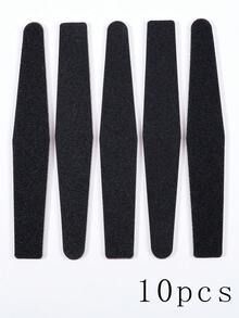 10/20支可重复使用指甲锉，100/180支磨砂指甲锉/抛光器，可水洗，耐用，打磨指甲工具 - 彩色 - 查看 12