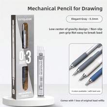 Languo NEW Metal Mechanical Pencil Set - Automatic Pencil, Drawing Pencil, 0.3/0.5/0.7mm Art Mechanical Pencil & Refills, Suitable For Drawing And Writing, With Gift Box - Multicolor - View 14