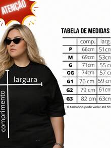 Oversized Women's Plus Printed Make It Rain T-Shirt - Black - View 4