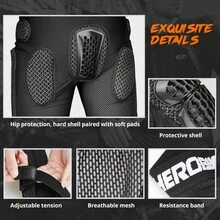 Motorcycle Riding Outdoor Sports Protective Gear, Unisex Knee Pads & Elbow Pads Protective Equipment, Essential For Riders, Gift For Cyclists - Multicolor - View 6