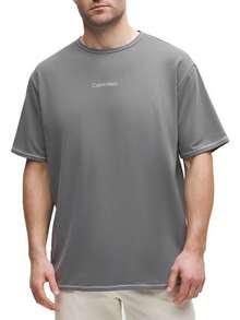 Calvin Klein S/S CREW NECK - Grey - View 3