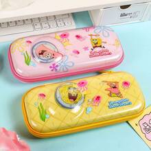 SpongeBob SquarePants Sponge Star Hard Shell Pencil Case Multifunctional Storage Box, Best Gift For Friends, Perfect Party Decor, Home Decor, New Year Gift, Ramadan Gift, Valentine's Day Gift For Girlfriend, Suitable For Birthday Celebration, Souvenir, Cute Aesthetic, Valentine's Day, Gifts, Decorations, Home Decor, Valentine's Gifts - Multicolor - View 2