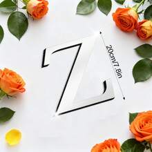 OUTANA Self-Adhesive Acrylic Alphabet Wall Stickers, Removable & Easy To Install, Can Be Freely Combined Into Names, Slogans, Store Signs, Birthday & Holiday Decorations - Silver - View 72