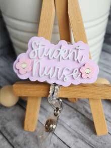 1件/3件装定制宠物水彩徽章卷轴（照片可定制），手绘猫狗身份识别夹，护士礼物，兽医技师姓名牌夹，定制狗狗徽章卷轴（照片可定制），圣诞礼物（带照片的护士徽章卷轴），个性化狗狗亚克力徽章卷轴，医疗徽章卷轴，带夹子的护士徽章卷轴（适用于医疗保健专业人员），学习用品，返校季。 - H-寵物姓名徽章捲軸 - 查看 4