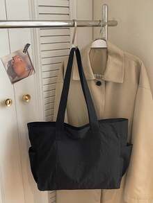 Fashionable Men's Bag New Arrival, Casual Retro Canvas Shoulder Tote Bag - Multicolor - View 13