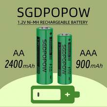 SGDPOPOW AA/AAA Ni-MH Rechargeable Batteries R06/R03 Are A Highly Efficient And Stable Power Supply, Suitable For Various Electronic Devices, And Are The Preferred Choice For Equipment And Related Products. - View 3