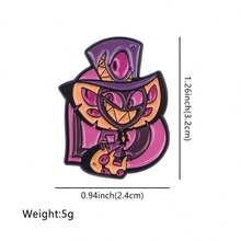 Cute Anime Figures Enamel Pins Cartoon Animals Brooch Pin Lapel Pin Badge On Backpack Clothing Accessories Fashion Jewelry Gifts - Black - View 18