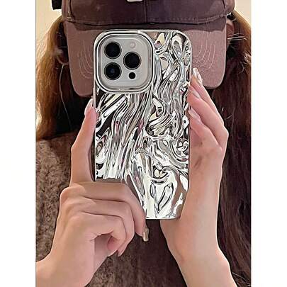 Electroplated Pleated Phone Case
