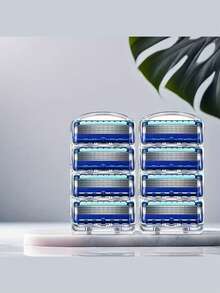 Bộ dao cạo râu thủ công dành cho nam, lưỡi dao 5 lớp tương thích với hệ thống Fusion Proglide, dễ sử dụng và vệ sinh, mang lại trải nghiệm cạo râu mượt mà và thoải mái. - dao cạo an toàn - Xem 7