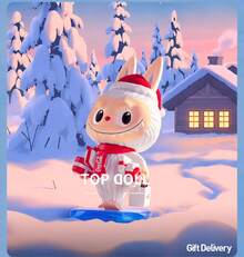 POP MART Labubu Plush Doll, Blind Box With Chance To Get Rare Designs, Cute Design, Limited Edition Collectible, Suitable For Desktop Display, Birthday Or New Year Gift - White - View 4