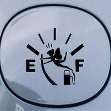 1张油箱贴纸，燃油表仙女贴纸，精灵贴纸，趣味油箱贴纸，空油箱贴纸，汽车贴花 - 1pcs - 查看 6