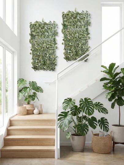 1pc Ivy Plant Wall Decor, Suitable For Spring Decoration, Window Display, Living Room Wall, Staircase Wall, Wedding Decoration, Holiday Decor, Indoor And Outdoor Wall