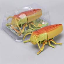 1pc Creative Wind-Up Crawling Ladybug/Bee/Jewel Beetle, No Battery Required, Suitable For Outdoor Decor, Realistic Insect Model Toy - Multicolor - View 18