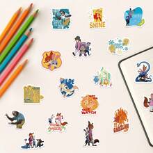 Disney 50 miếng dán hình nhân vật hoạt hình dễ thương Judy, Nick, Gray, Nibbles, hình động vật hoạt hình tự làm để trang trí ốp điện thoại, quà tặng. - Thật - Xem 7