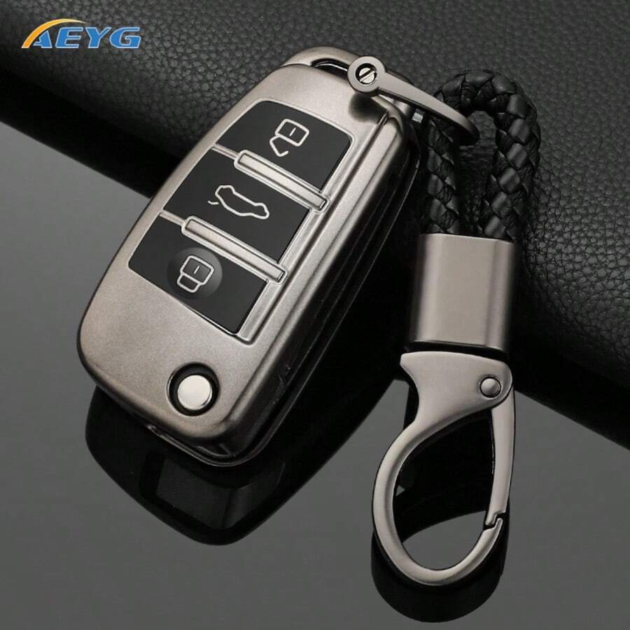Audi A1 A3 A4 A5 A6 A7 8P 8L 8V B6 B7 C5 C6 Q3 Q5 Q7 4F S3 S4 S6 RS RS3 TT Chuyên Dụng TPU Flip Key Fob Cover Phụ Kiện - Các mẫu xe Audi C - Xem 1