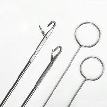1件装不锈钢缝纫斜纹滚边器穿线器 - A - 查看 4