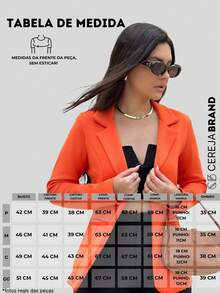 Women Coats - Orange - View 4