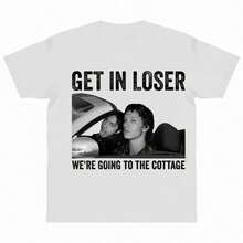 T-Shirt With Characters From Exciting Racing And Rivalry, Gift For Hockey And Sports Fans, Shane Hollander, Yaoi, Y2k, Urban Cotton Fashion, Gift For Lovers, Minimalist Crew Neck, Premium Fabric - 白色 - 查看 4