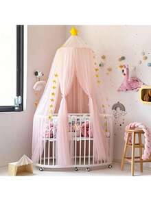AIBOYING 1pc 300*60cm All Season Mosquito Net, Dome Mosquito Net, Canopy Bed Curtain, No Installation Required, Baby Mosquito Proof Cover, Bed Decor, Bedding Accessory - Multicolor - View 15