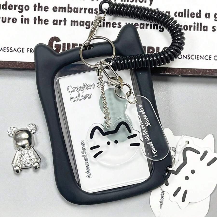 Photo Card Holder Binders Photocard Frame Kpop Card Storage Case Idol Photo Album Bag Keychain Pendant Photo Card Holder - S20 - 查看 1
