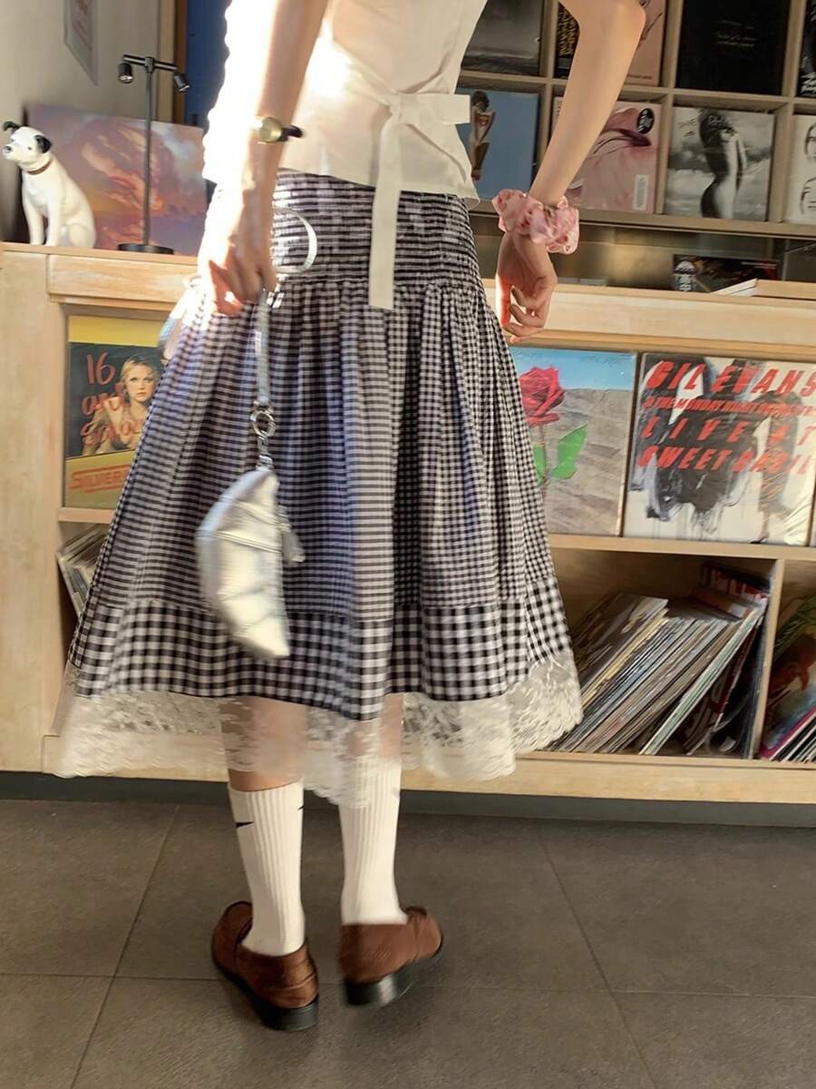 Women Skirts - Grayish White - View 1