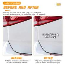 Classic We The People Edition 3D Full Metal Car Decals With Strong Adhesive For Truck SUV Personalized Decoration Labels In Silver And Black Durable Embossed Stickers For Auto Fender Body - 銀/黑色 - 查看 3