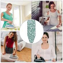 1Pc Universal Ironing Board Cover With Elastic Edge Stain Resistant Scorching Iron Thick Cotton Padding Iron Heat Shield Ironing Cover For Ironing Table - Multicolor - View 8