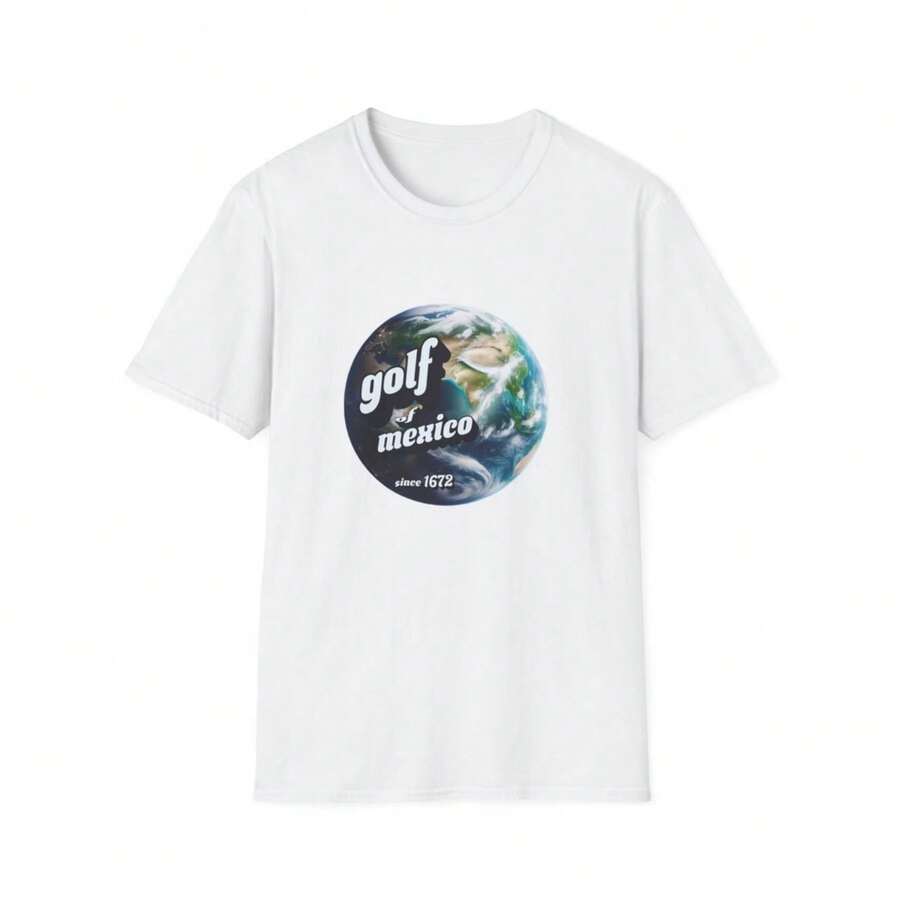 Golf Of Mexico Unisex Softstyle T-Shirt, Casual Tee, Gift For Golfers, SummerMasters Tournament Golf - 白色 - 查看 1