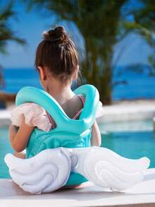 1 chiếc áo phao dày dặn cho trẻ em, áo phao bơi bơm hơi, bộ đồ bơi tăng độ nổi cho trẻ em, dụng cụ huấn luyện bơi lội. - Nhiều màu - Xem 2