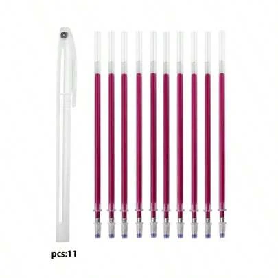 20支装 0.5mm 红色热消笔芯，适用于 Legami 子弹头笔尖，可用于织物和皮革