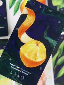 52张精油疗愈神谕卡，英文版，高品质入门塔罗牌，创意生日礼物，送给朋友 - 彩色 - 查看 7